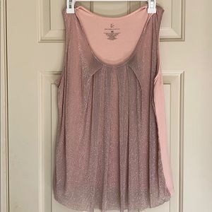 Rose gold tank top